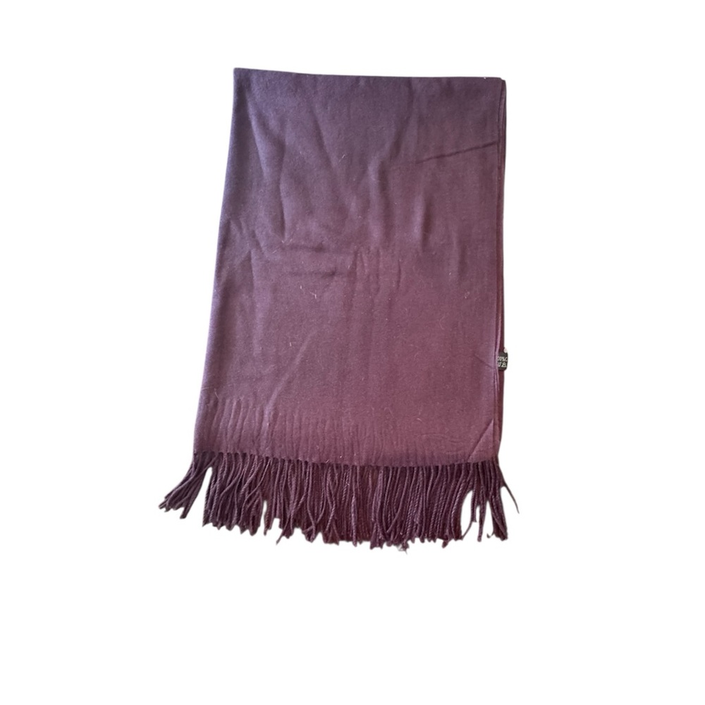 Cashmere Artisan Handmade Purple Scarf